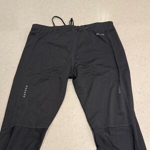 Nike leggings - zipper bottom. Black Athletic Pants
